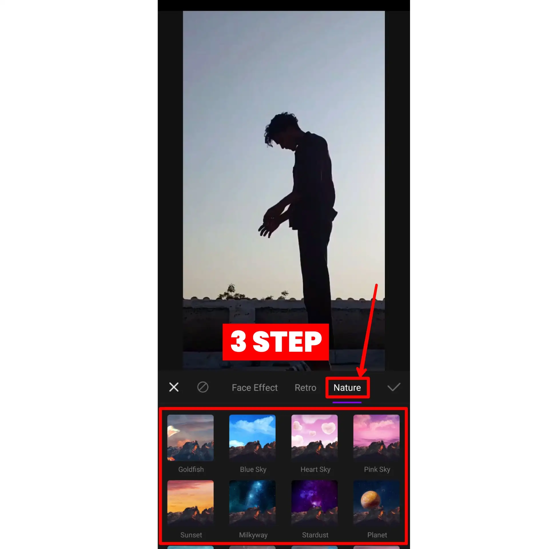 How to change sky in video in Android 