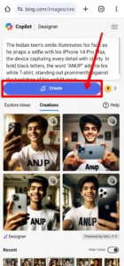 Bing AI IPhone Selfie T Shirt Name Image Generator
