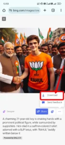 Bing AI BJP Congress T Shirt Name Image generator