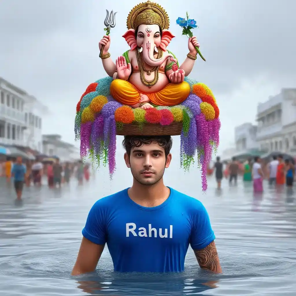 Ganesh Chaturthi Photo Name Editing