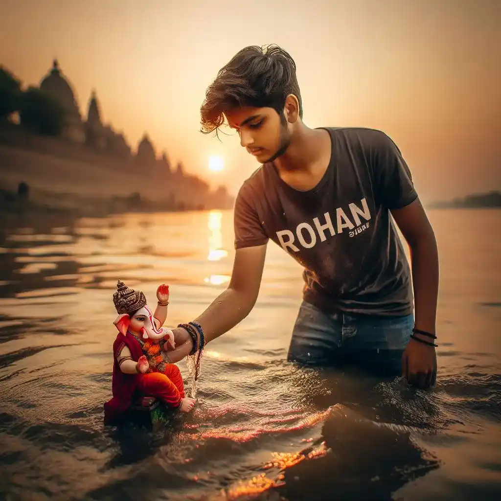 Ganesh Chaturthi boy photo New Photo Editing