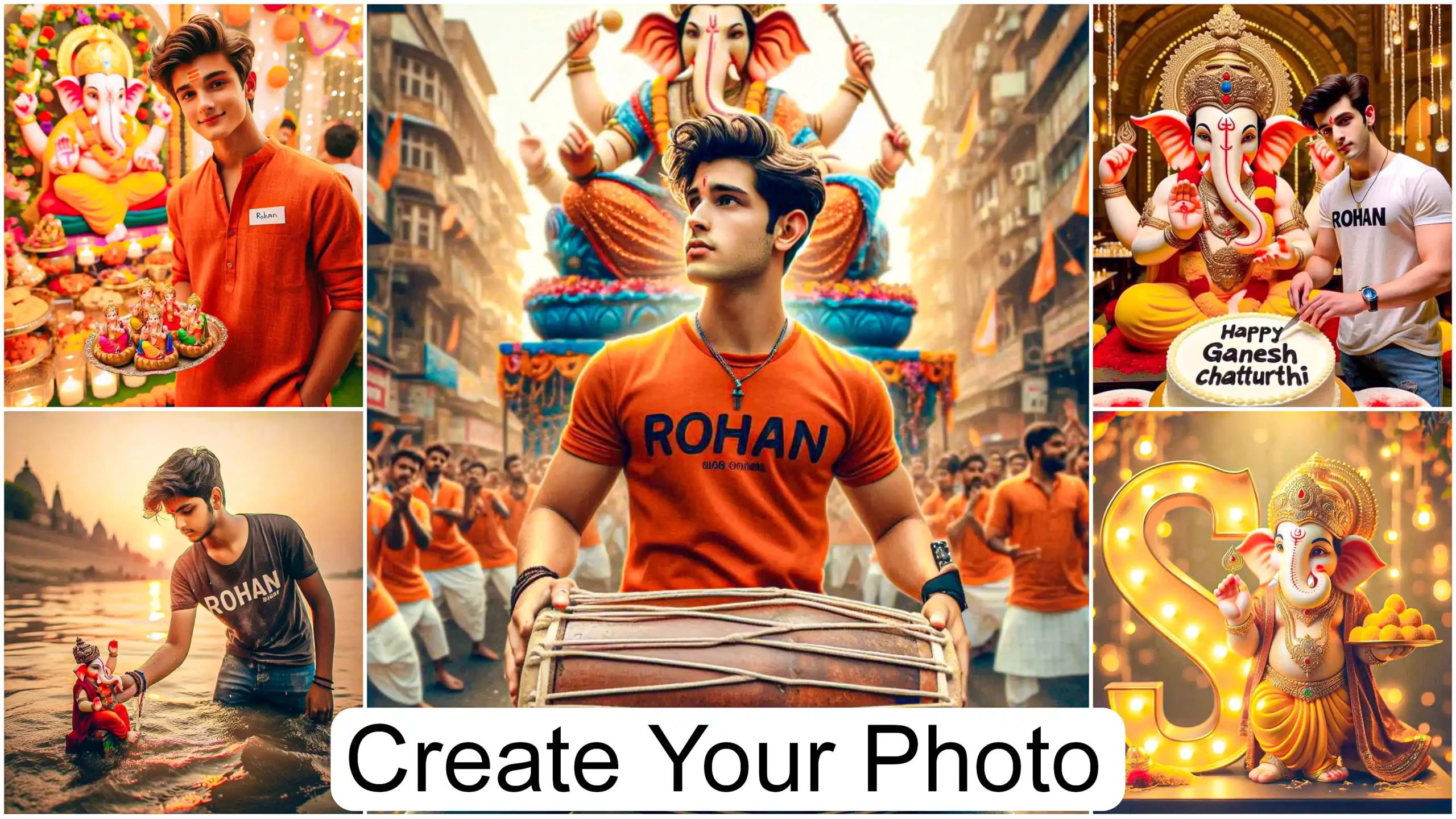 Ganesh Chaturthi boy photo New Photo Editing