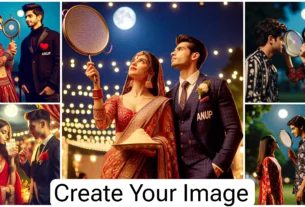 Bing AI Karva Chauth Name Photo Editing Prompts