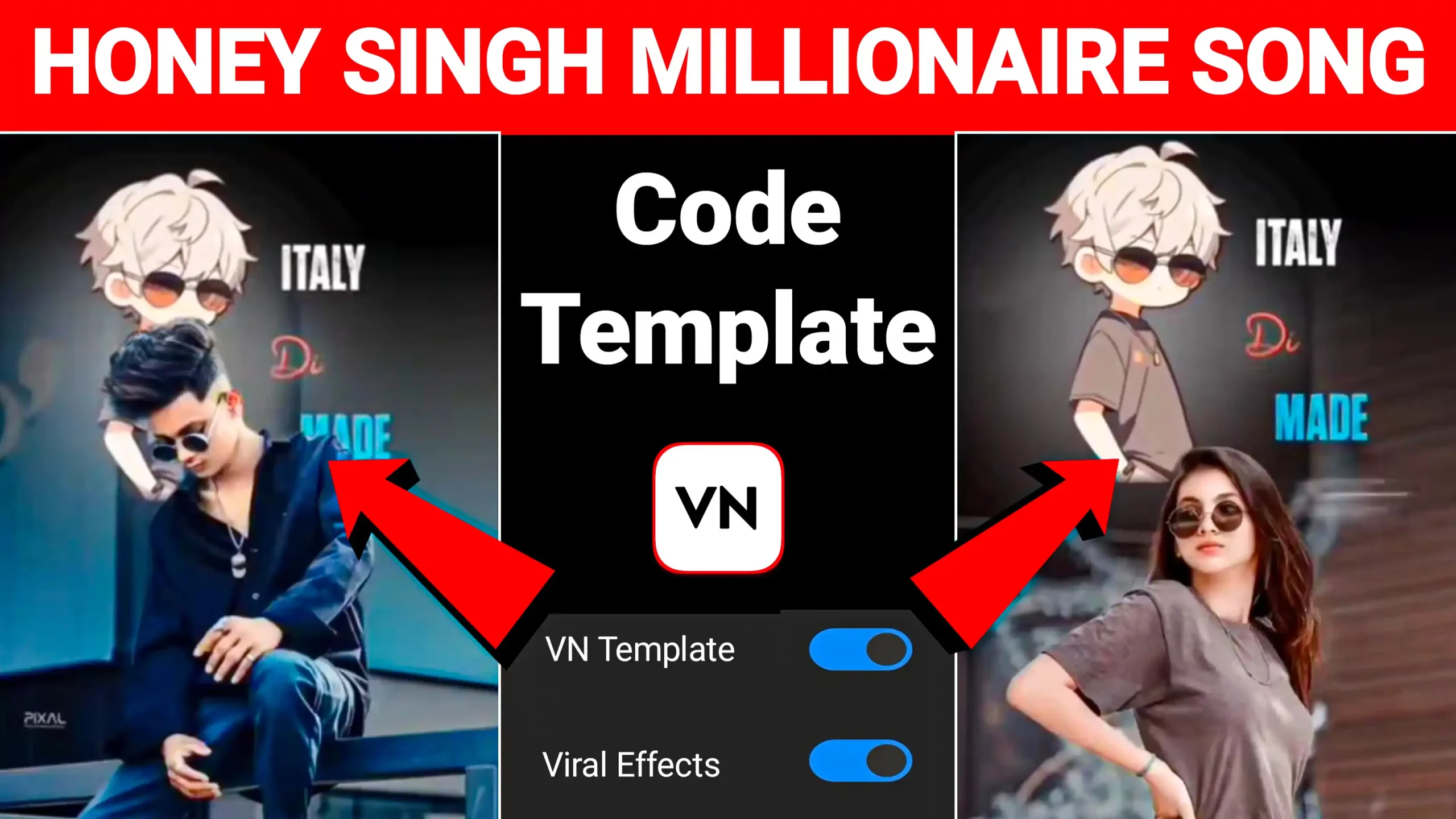 Honey Singh Millionaire Song Vn Code Template