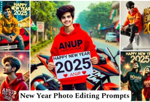 Happy New Year 2025 AI Photo Editing Prompts