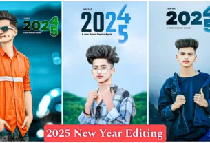 New Year Photo Editing Background & Png 2025