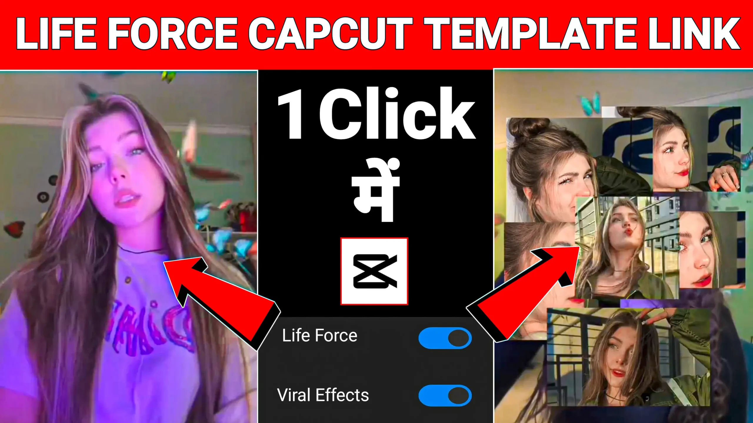 Life Force Capcut template Link