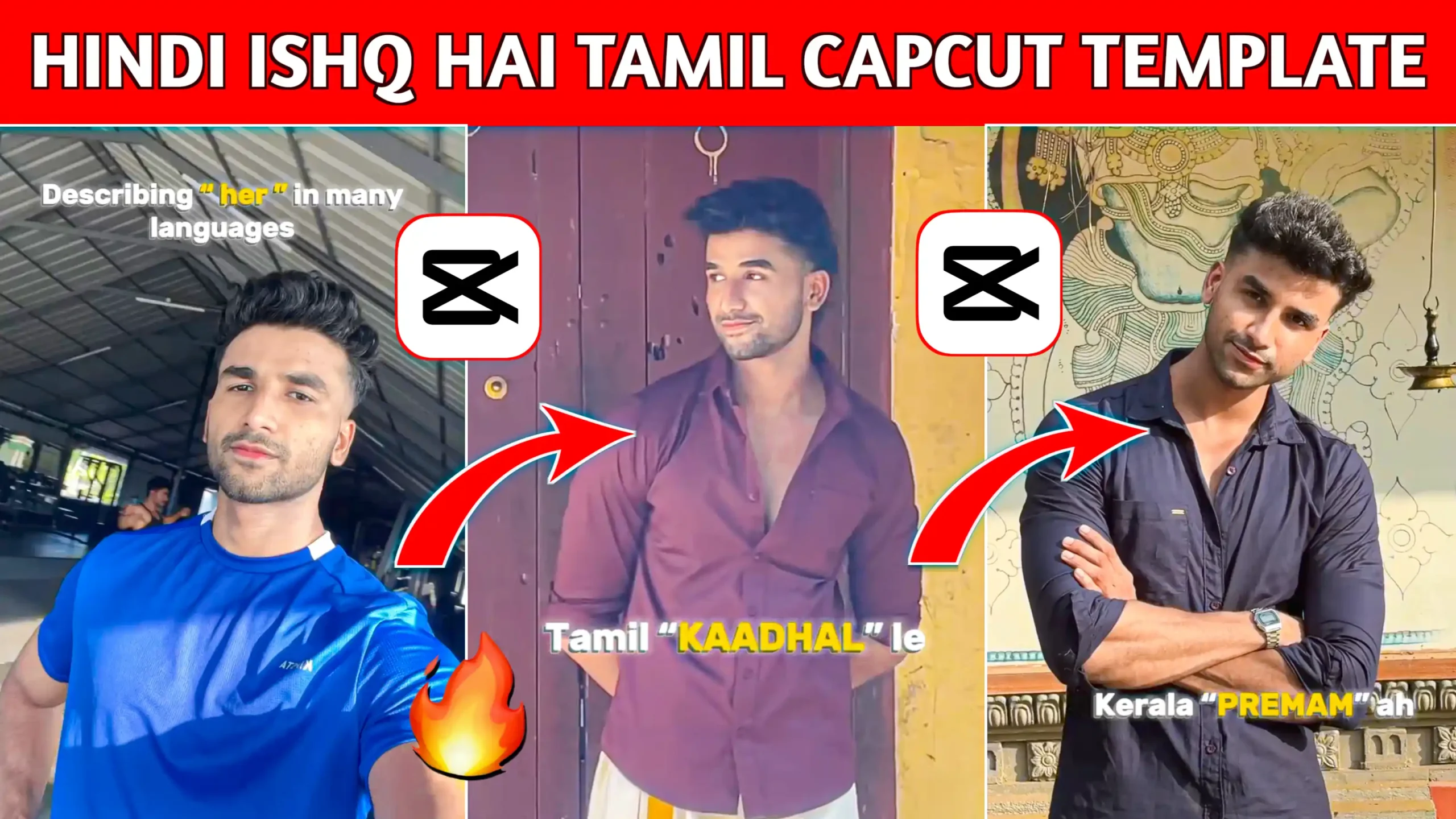 Hindi Ishq Hai Tamil Kadhale CapCut Template